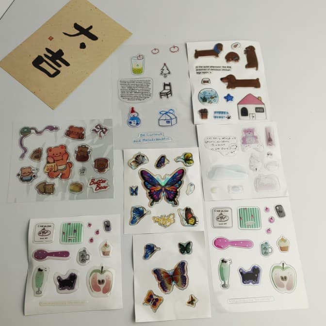Xiaohongshu Same Style Winter Snowman Metal Sticker Ins Style Vintage Flat Phone Case Sticker Drip Glue Self-Adhesive Sticker Cartoon