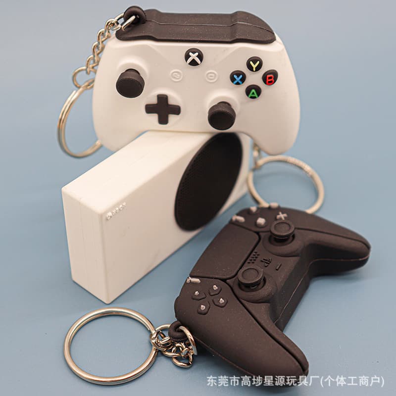 Simulation Epoxy PS5 Console Game Controller Mini Game Controller Pendant Simple Trendy Game Pendant Gift