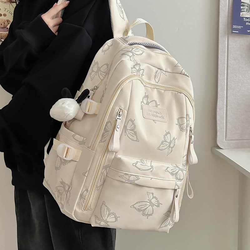 Japanese-style trendy high-appeal backpack, new cute school bag for girls, elementary and middle school students, campus-style double-shoulder backpack