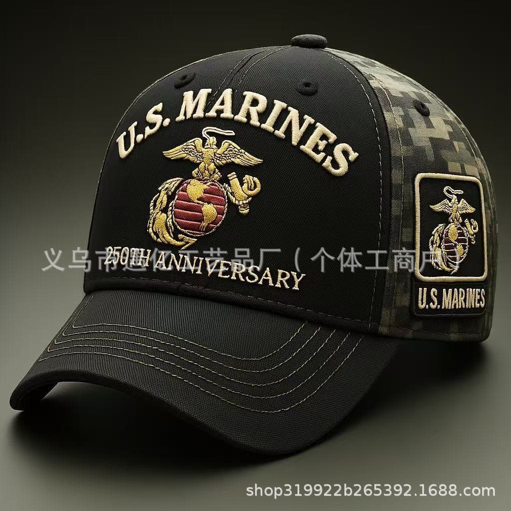 250th Anniversary Tribute Cap, Camping Training Fishing Hat, Navy Commando Military Cap