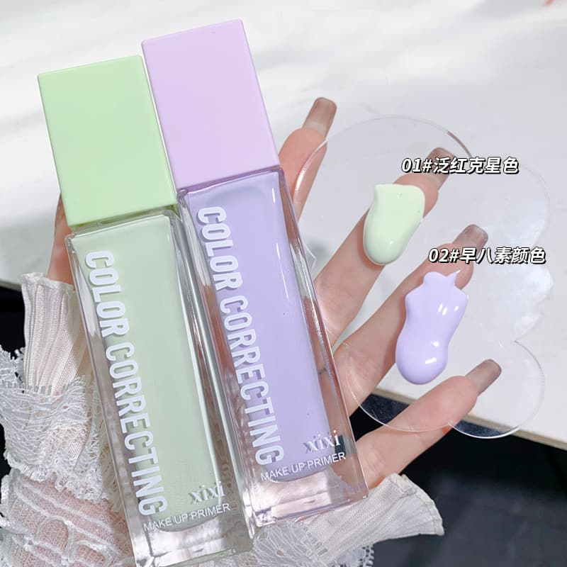 Xixi Sheer Makeup Primer Lightweight Natural Hydrating No-Makeup Base Creamy Finish Daily Commute