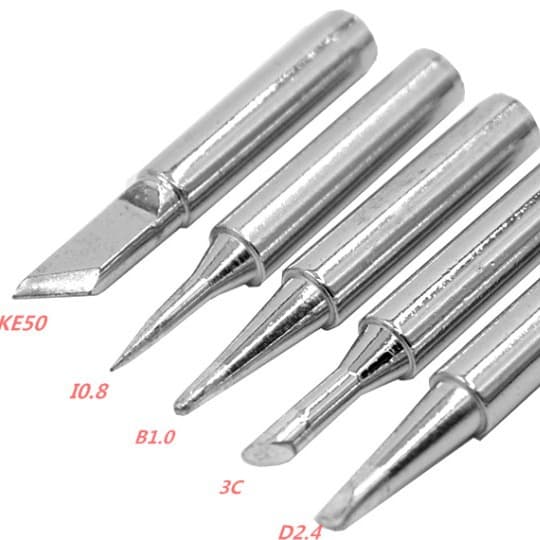 Manufacturer Wholesale Temperature Adjustable Soldering Iron Set 900M Tip 5PCS Durable Long Lifespan