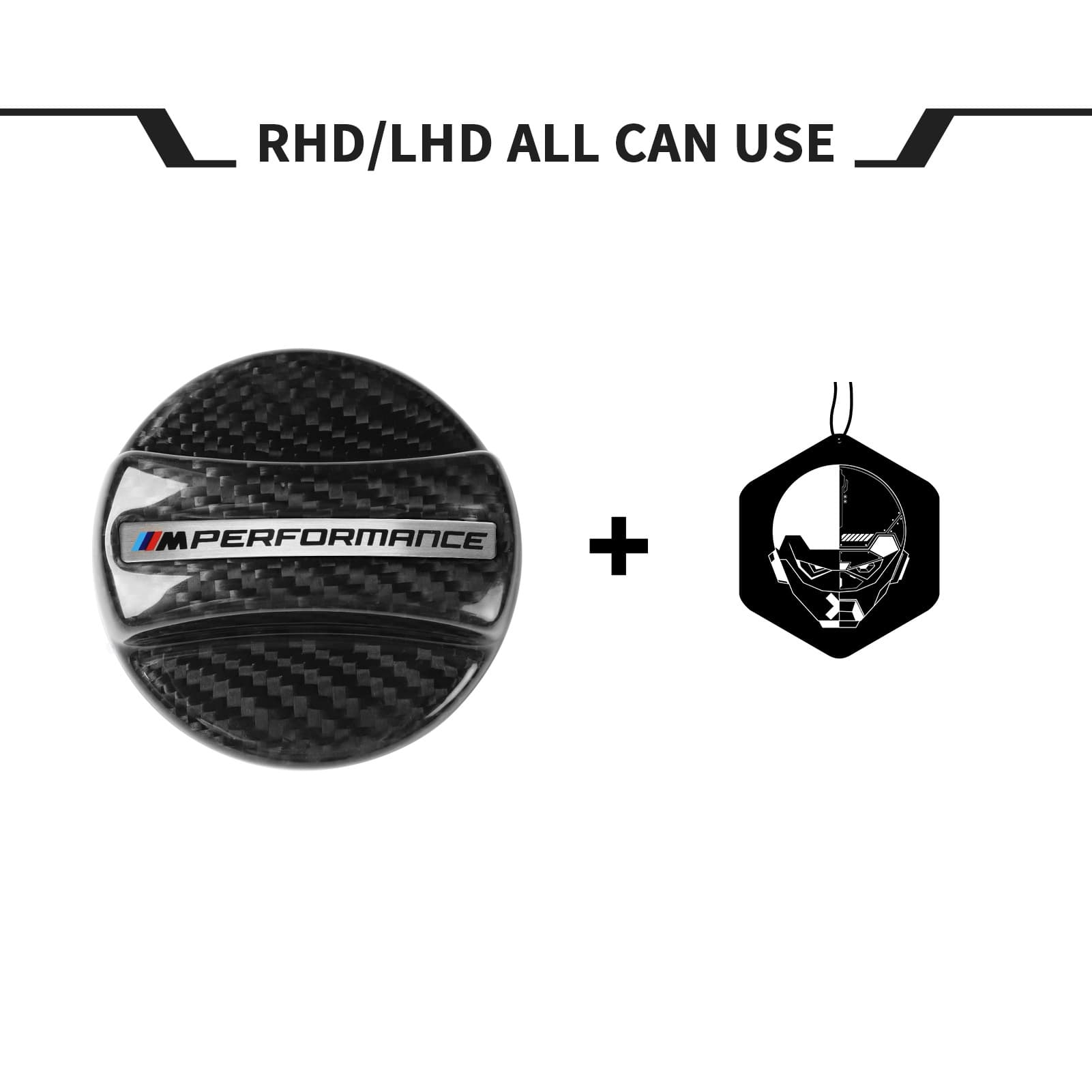 Dry Carbon Fuel Cap for BMW MP Style Fuel Warning Cap Fuel Tank Inner Cover Decoration Modification