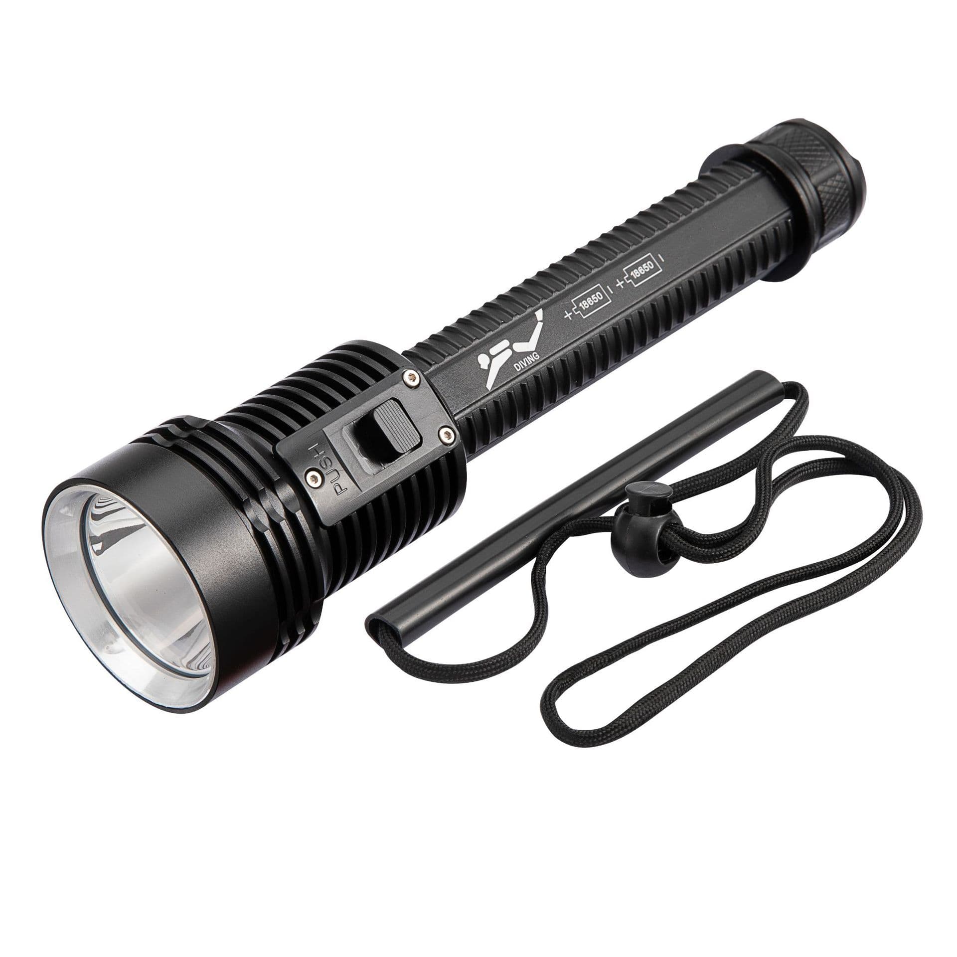 New Cross-border T40/P70 Strong Light Diving Flashlight High Brightness Long Range Fishing Sea Catch Magnetic Switch Diving Special
