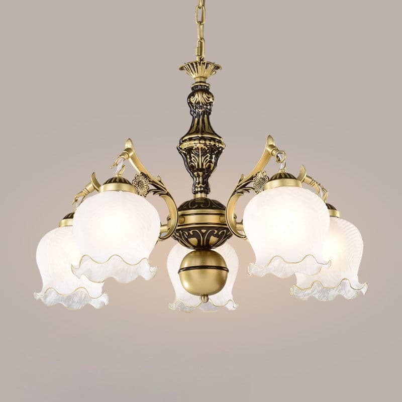 French retro chandelier, medieval style bedroom lamp, shop film and television creative, American antique B&B, restaurant, villa, European style