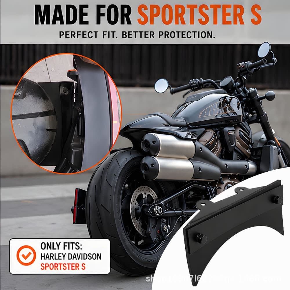 Rear Fender Scraper for Harley-Davidson Sportster S Custom