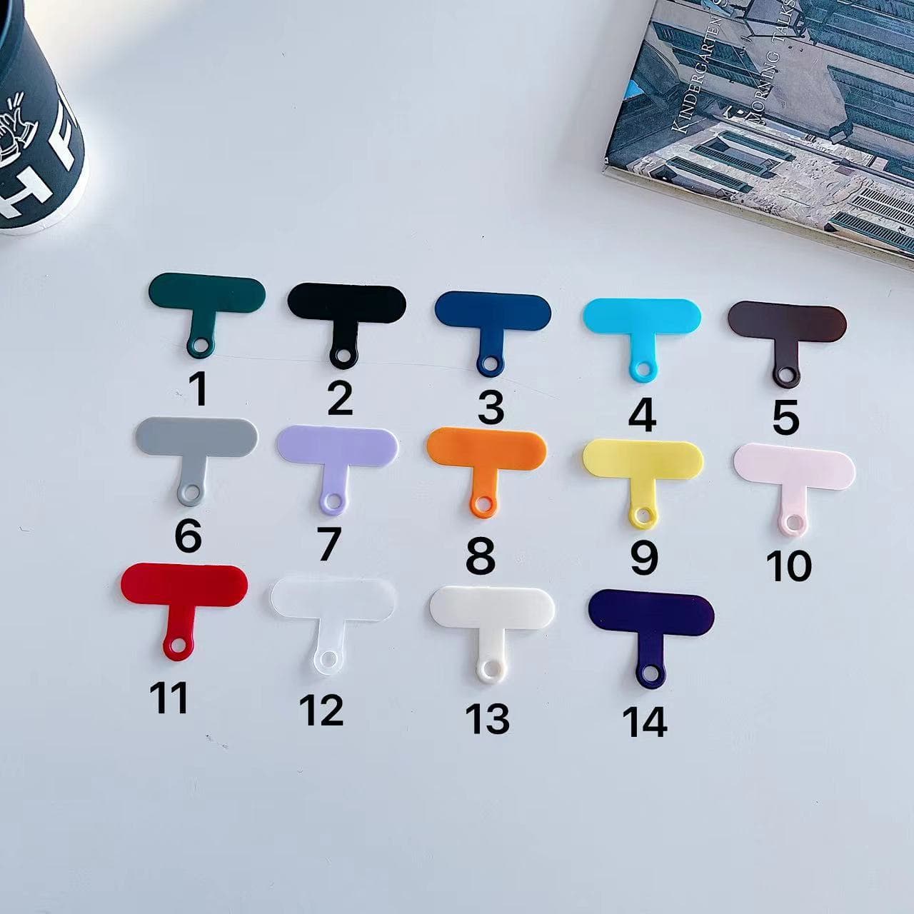 Mobile phone gasket, mobile phone accessories, back clip, diagonal lanyard clip, anti-lost hanging piece, mobile phone case, card buckle, TPU patch