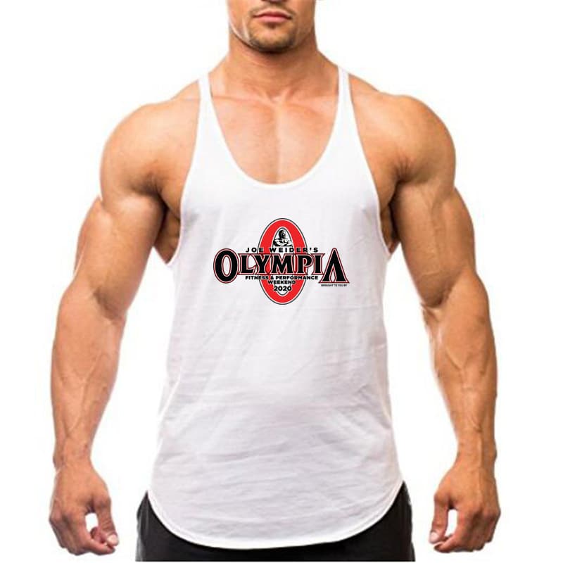Men's Bodybuilding Tank Top with Thin Straps, Loose Summer Gym Workout Shirt, Classic Physique Training Vest, Fitness Base Layer