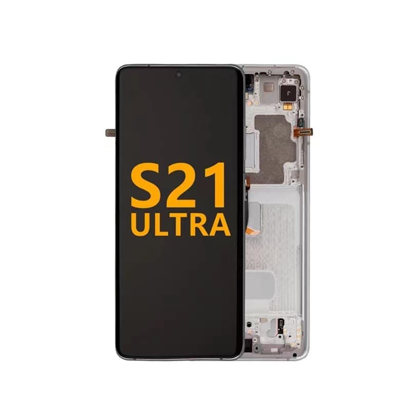 Suitable for Samsung S21 mobile phone screen S21+ S21 ultra LCD display original framed LCD