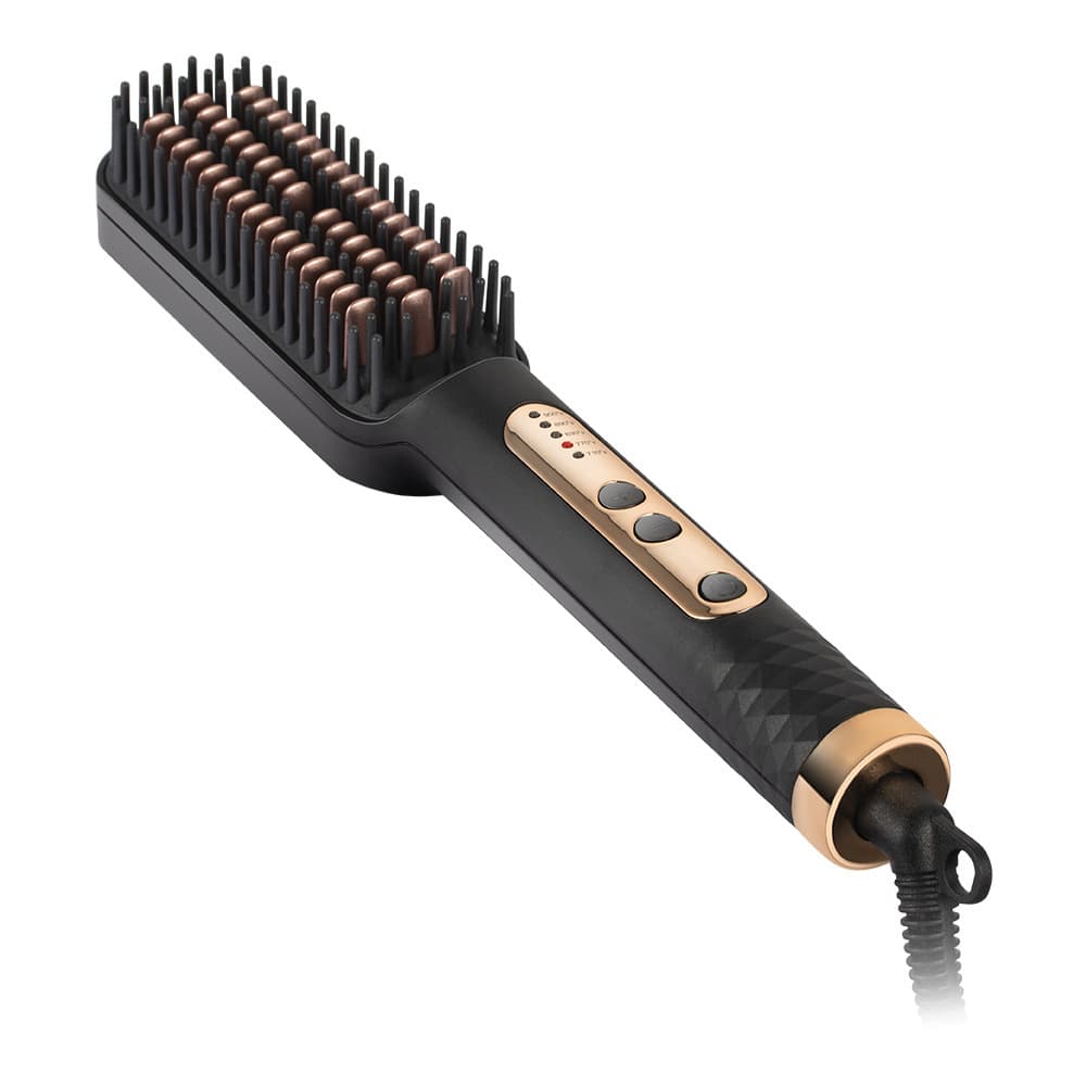 Cross-border Home EU Straightening Comb Negative Ion Hair Styling Comb Electric Heater Hair Straightener