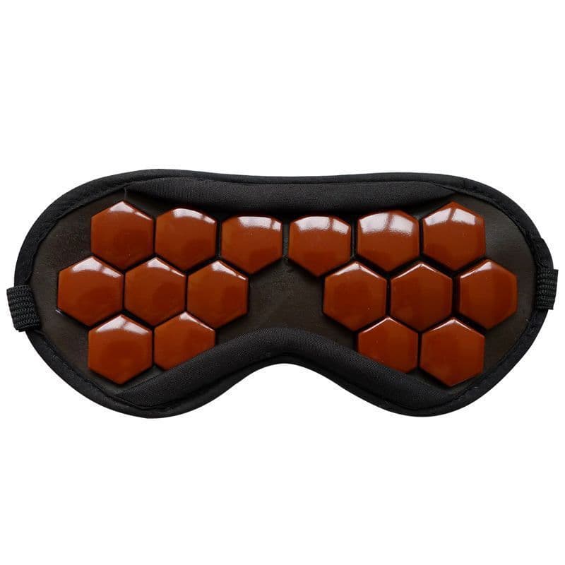 Wholesale tourmaline eye masks, hexagonal germanium stone eye protection negative ion eye masks