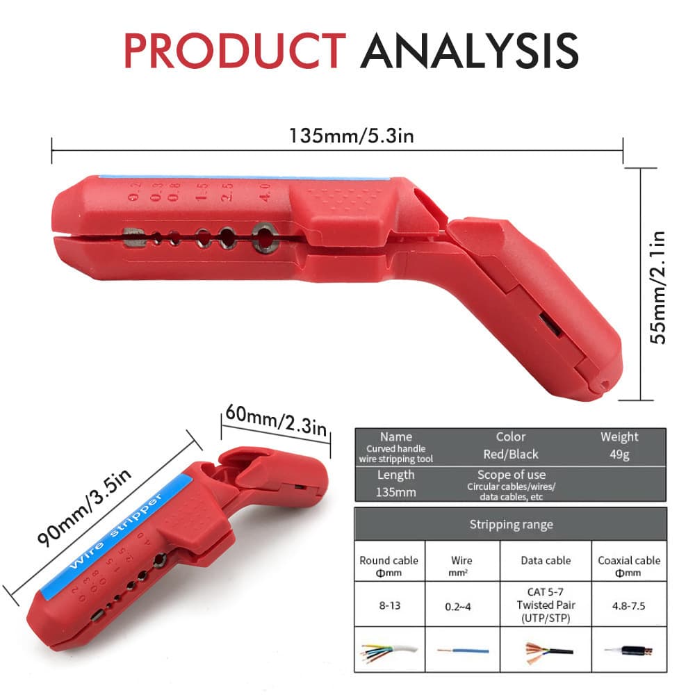 New Cross-Border Multifunctional Wire Stripper Cable Stripping Tool Electrician Special