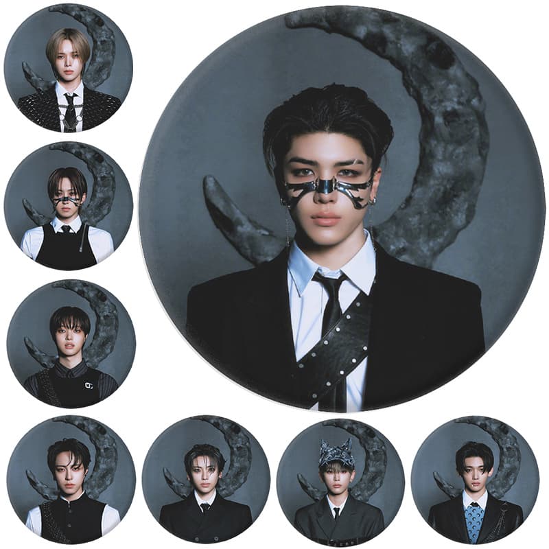 &TEAM single album 3rd album "Go in Blind (Moon Wolf)" concept trailer photo badge pendant accessories gift