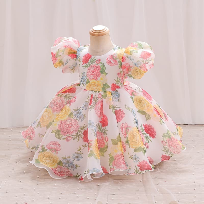 Girls' Dress Cotton Blend Children's Gown 2025 New Princess Dress for Girls High-End Wholesale