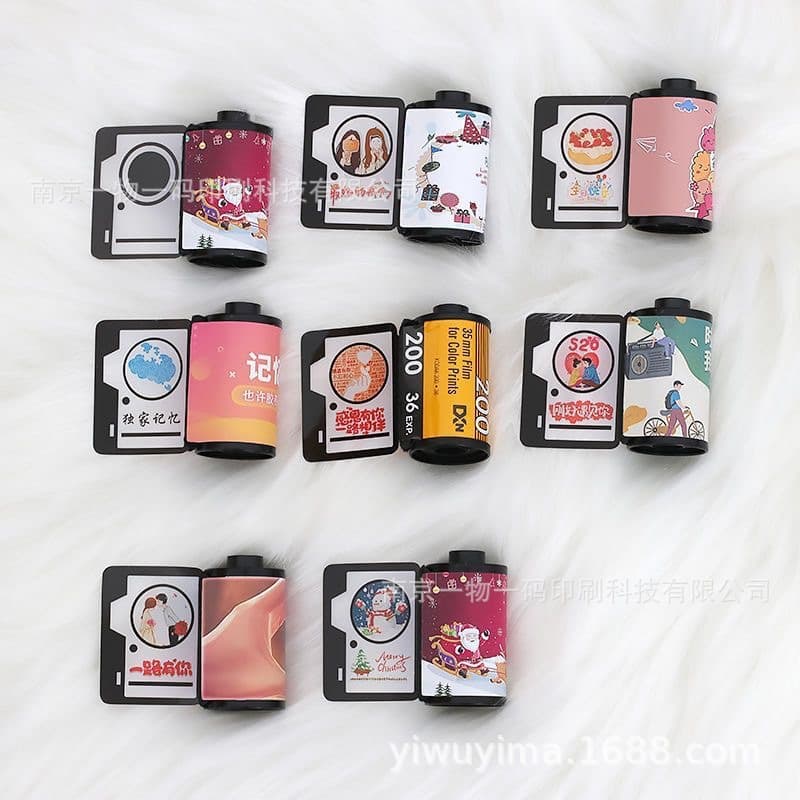 Custom Film Negative Light and Shadow Reversal Card Star Anime Slide Projection Film Acrylic Pendant Card Customization
