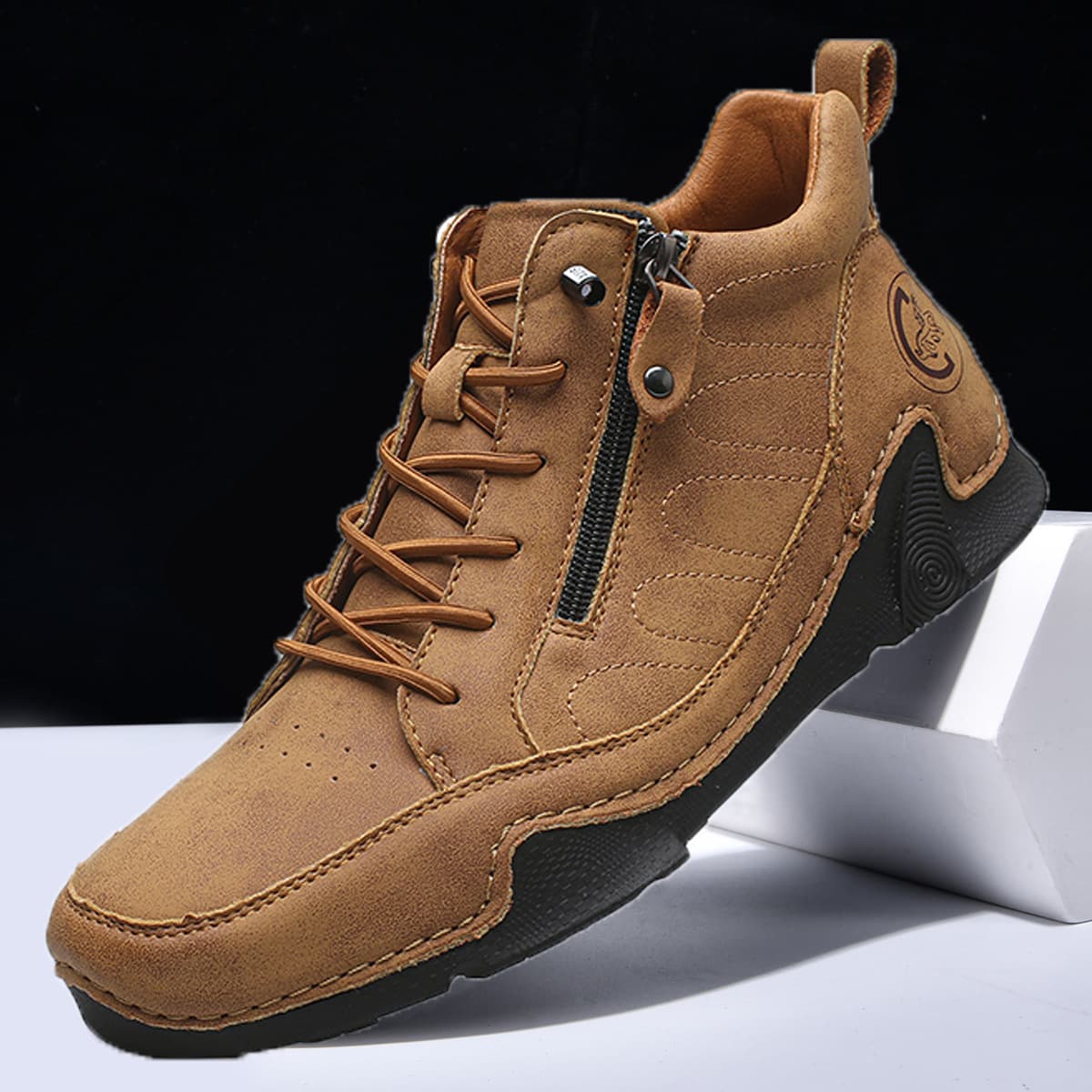 Cross-border export men's shoes, autumn and winter new style outdoor workwear Martin boots, men's casual leather shoes, plus size sports hiking shoes