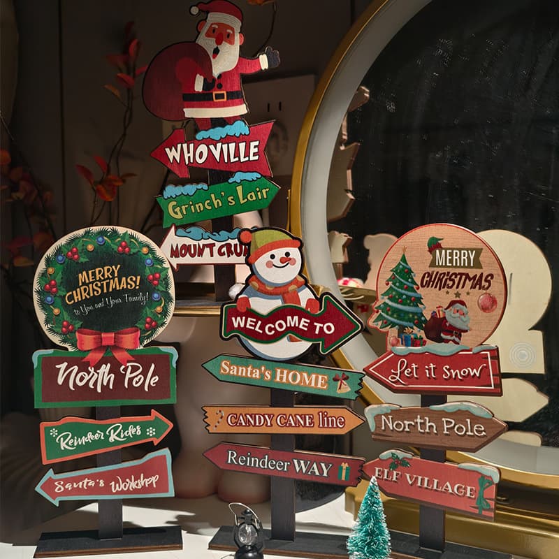2025 New Christmas Decorative Ornaments Desktop Christmas Tree Setup Festive Atmosphere Christmas Eve Apple House