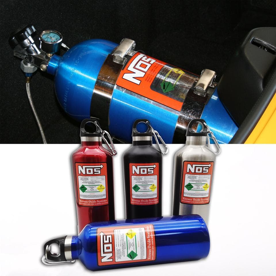 Best-selling on cross-border e-commerce platforms 500ml NOS nitrous oxide bottle shaped aluminum water bottle