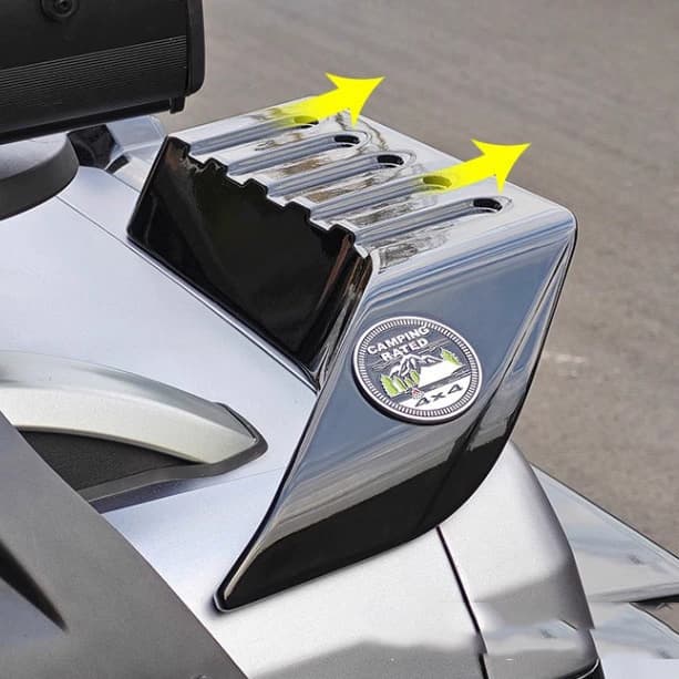 Suitable for Jietu Traveler rear wing special Shanhai T2 tail press roof fixed wind wing modified top wing appearance accessories