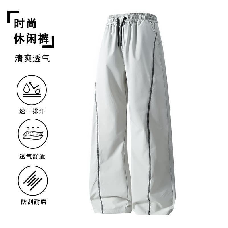 Women's Gray Quick-Dry Sports Pants 2026 New Summer Outdoor Paratrooper Pants Lightweight Hiking Pants Sun Protection Climbing Pants