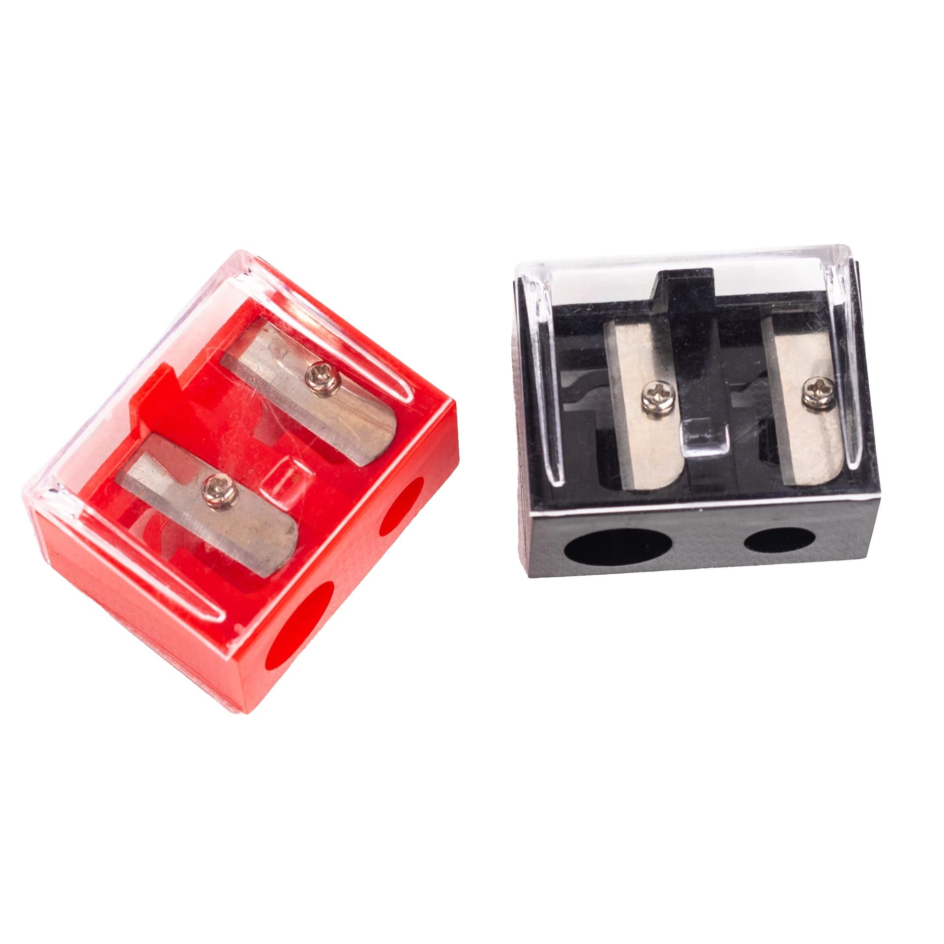 Beauty Pencil Sharpener Cosmetic Tools Concealer Pen Pencil Sharpener Eyebrow Pen Planer Double Hole Pencil Sharpener