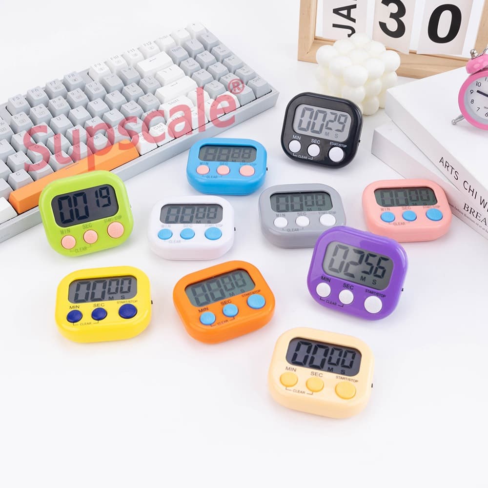 118 Mini Burger Timer Set Cross-Border Export Version Kitchen Baking Timer Study Timer