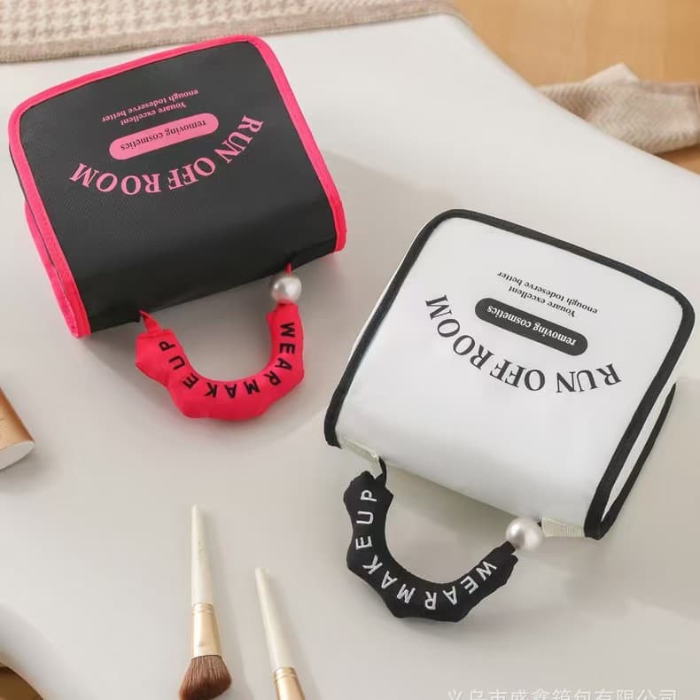 Pearl Cosmetic Bag Washing Bag 2025 New Women's Super Hot Cosmetic Bag Large Capacity Portable Waterproof Ins Cosmetics