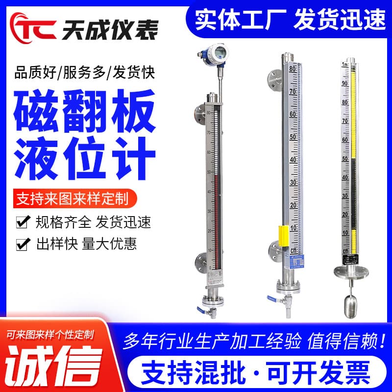 Manufacturer of Magnetic Dual-Color Level Gauges, Custom High-Temperature Electronic Types