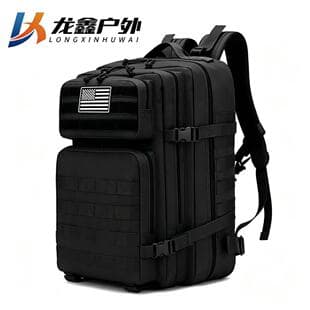Outdoor Cross-border Camouflage Tactical Backpack, Large Capacity 3P Bag, Hiking Backpack, Military Style Outdoor Casual Daypack