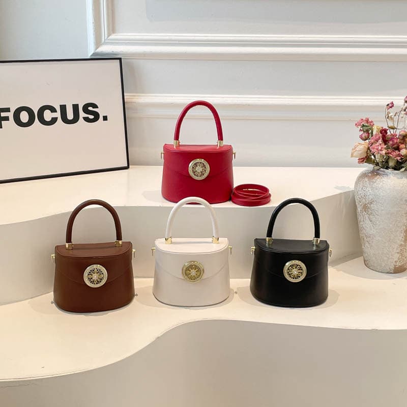 Women's Bag 2026 New Trendy Handheld Bucket Bag Textured Niche Popular This Year Crossbody Bag High-End Mini Bag