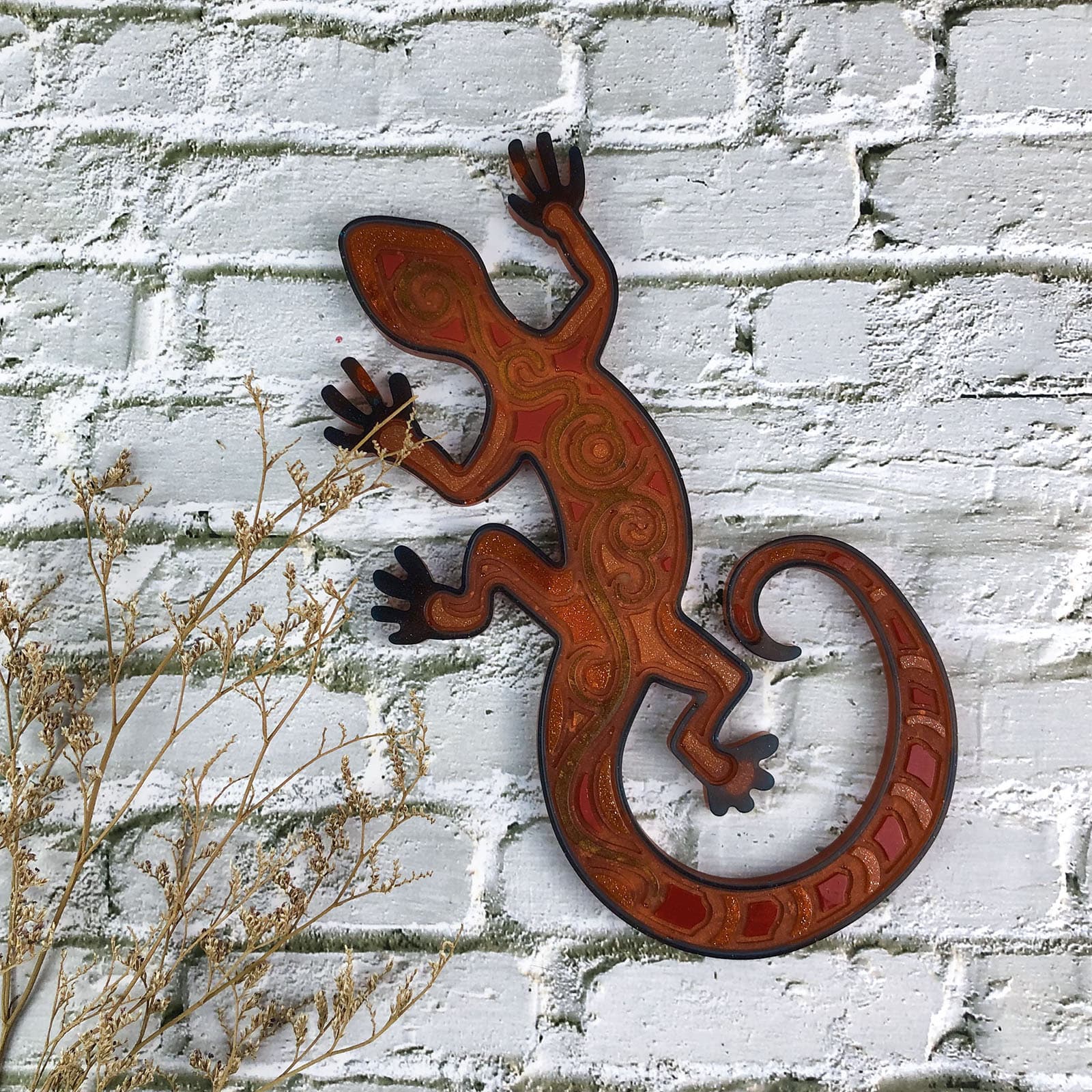 X0095 Gecko Wall Hanging Wall Decoration Mold, Wall Hanging DIY Silicone Mold