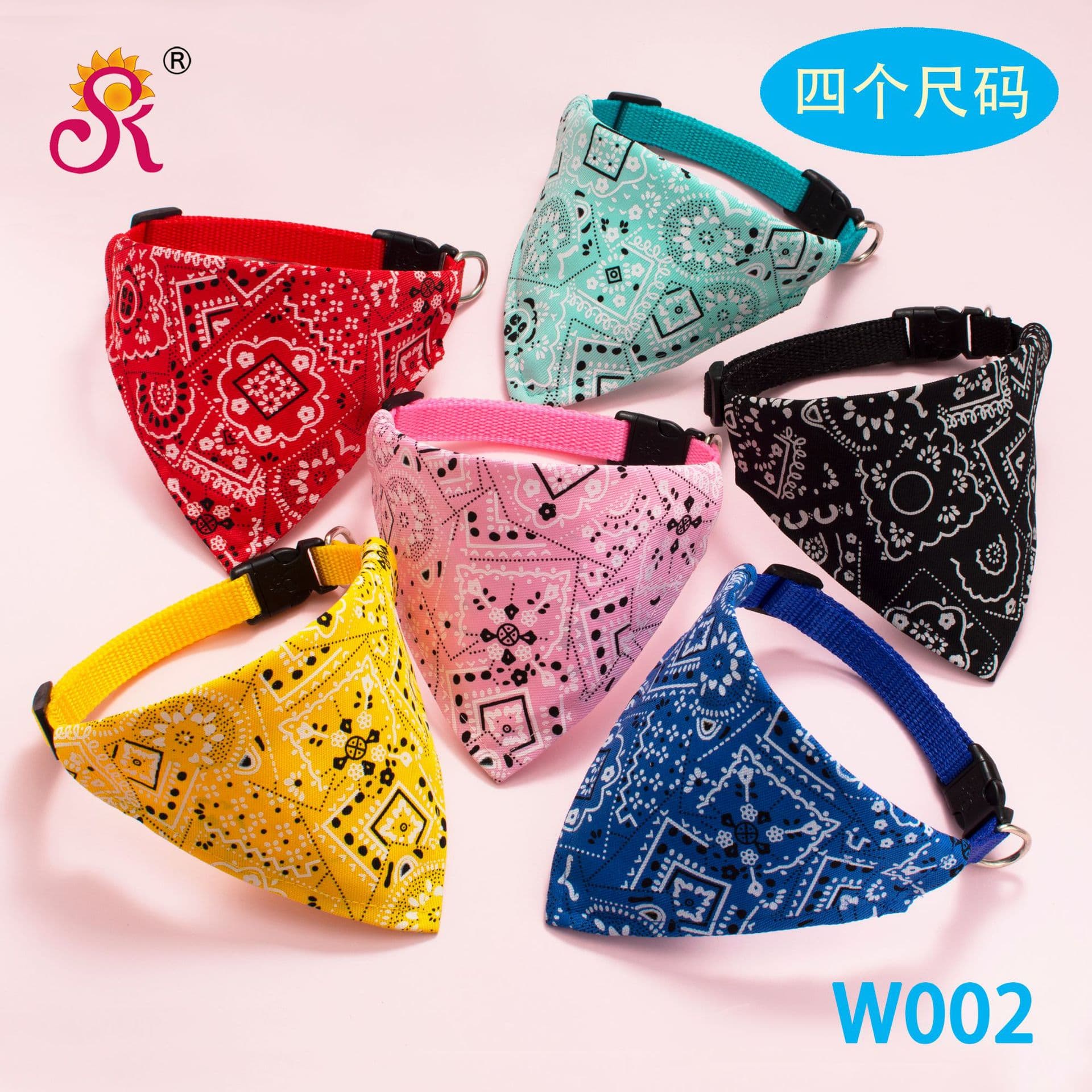 Pet products, dog triangle scarf, pet neck bib, bib, cat scarf, factory large quantity in stock