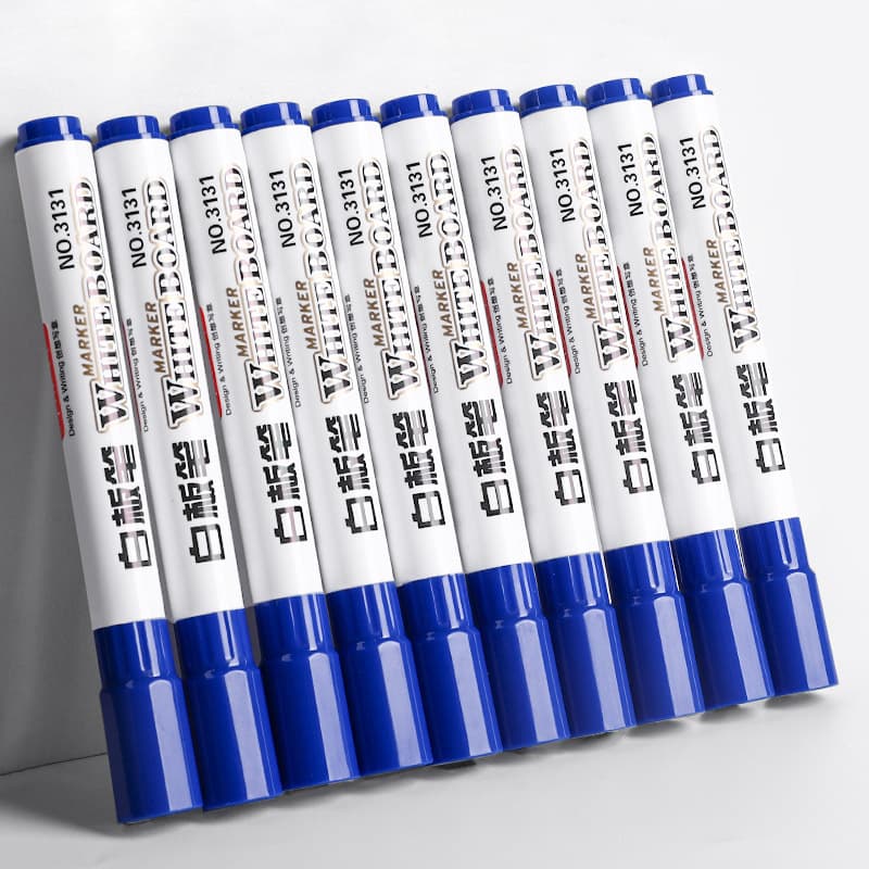 Tingyuxuan 3131 Whiteboard Marker, Erasable Water-Based Whiteboard Pen, Black Ink, Easy to Erase, for Teachers, Wholesale