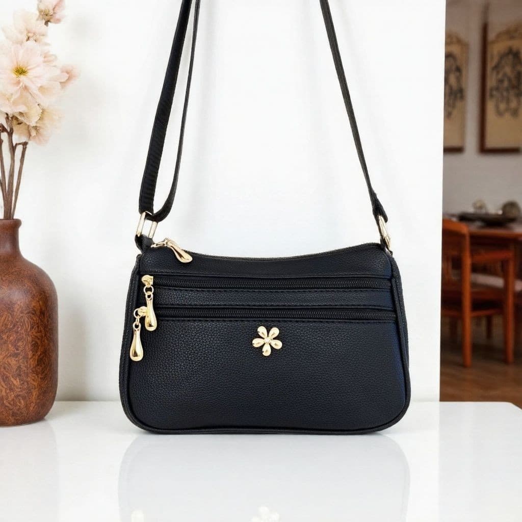 Summer Bags for Women 2025 New Fashion Stylish Textured Mom Small Bag Women's Shoulder Crossbody Bag Soft Leather Bag for the Elderly