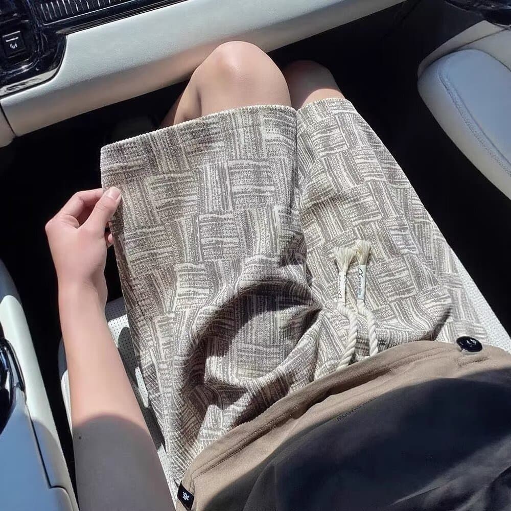 New style pants casual pants men's shorts men's summer style trendy brand loose men's casual three-quarter pants shorts men's summer style