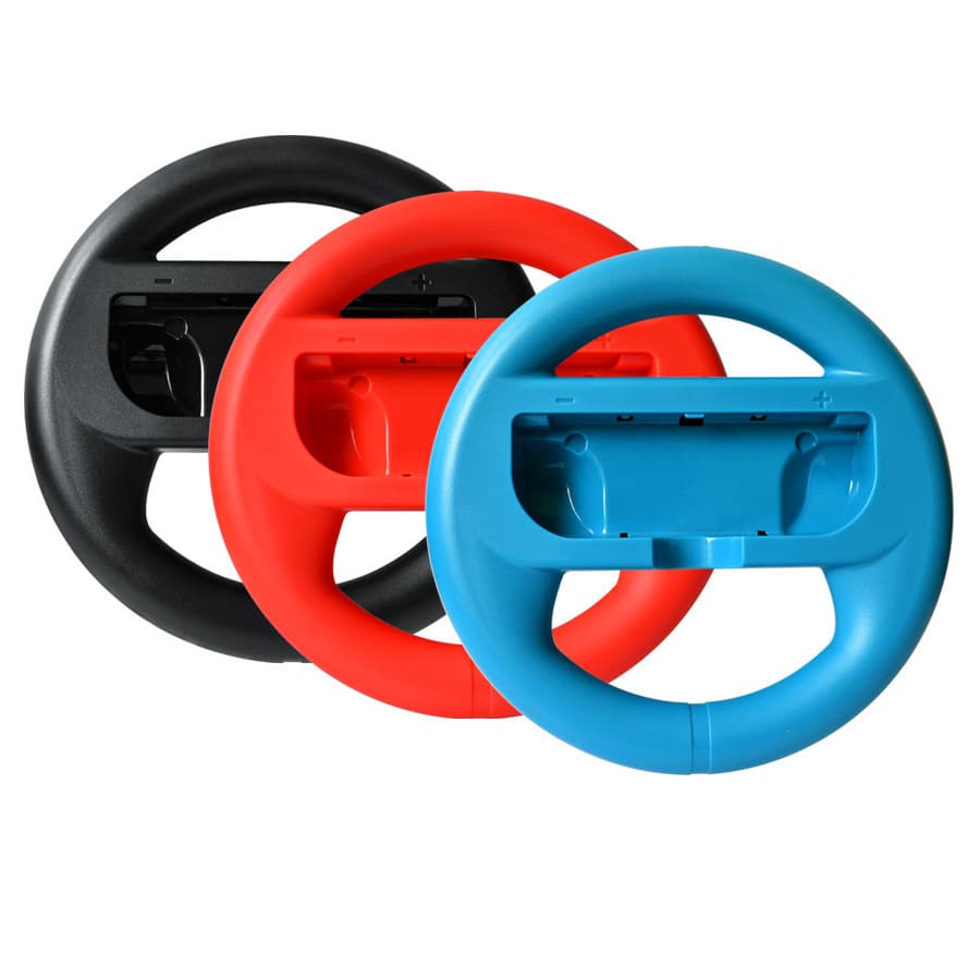 Compatible with Nintendo Switch OLED game handle steering wheel grip, Joy-Con Mario steering wheel