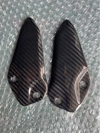 For Kawasaki Ninja ZX4R ZX4RR ZX25R Modified Carbon Fiber Footpeg Guards Footpeg Wings