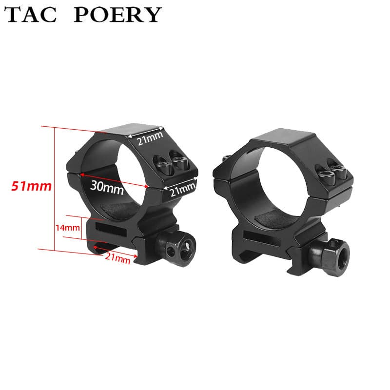 30mm Low Width Scope Tube Clamp Wide Clamp Rail Sight Mount Hunting 30mm Sight Ring Low Width