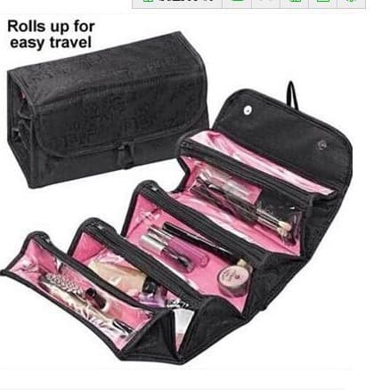TV Hot Products Cosmetic Bag Roll-N-Go Cosmetic Bag Large Capacity Multi-function Storage Bag