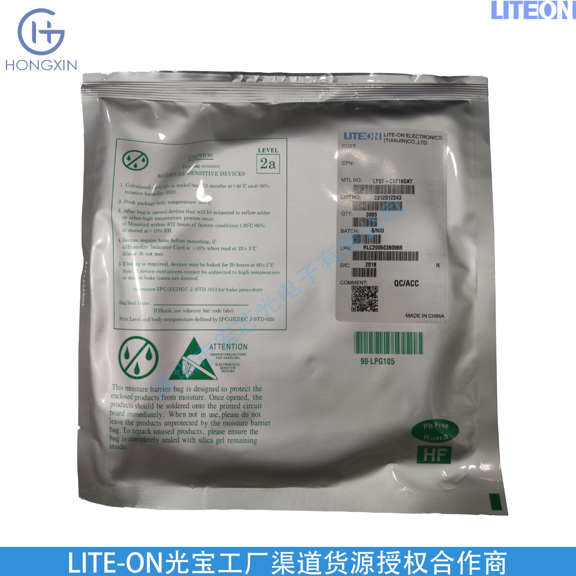 LTST-C190GKT 2.1V, 10mA Current, 569nm Wavelength, 130° Luminous Angle, GREEN CLEAR