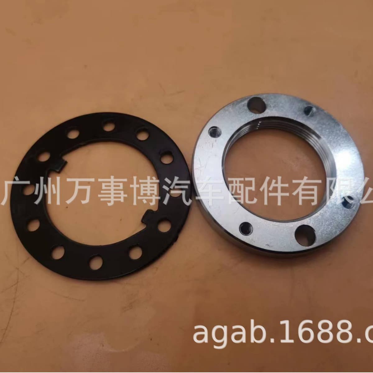 Patrol Y61 front wheel hub lock nut 40206-02J10, washer 40264-02J10
