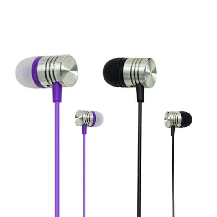 New gaming crystal gift wired in-ear MP3 earphones with heavy bass, compatible with Android and Apple phones.