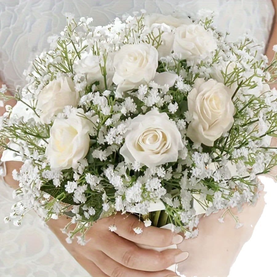 Cross-border wholesale artificial flowers gypsophila floral decor space decoration wedding photography props flower decoration drop shipping