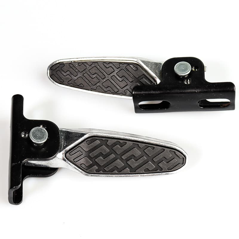 New national standard electric vehicle Mingyue pedal Yadea Aima battery car aluminum alloy folding rear pedal modification accessories