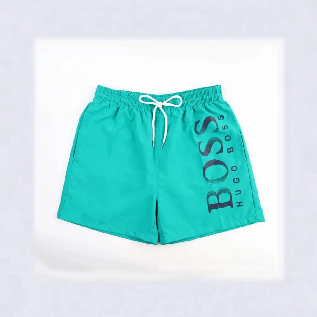 2026 summer casual surfing loose three-quarter pants home sports fitness beach quick-drying beach pants men's swimming trunks
