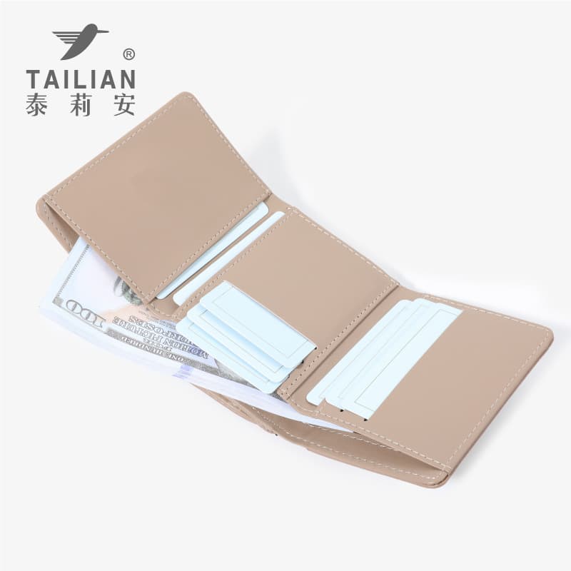 New Cross-border Magnetic Snap Women's Short Wallet Wholesale Lychee Pattern Classic Versatile Ladies Coin Purse wallet