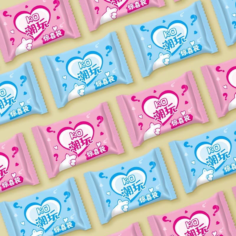 Spot blind bag bag empty bag miniature food and play surprise blind bag internet celebrity mini homemade ko trendy toy small bag