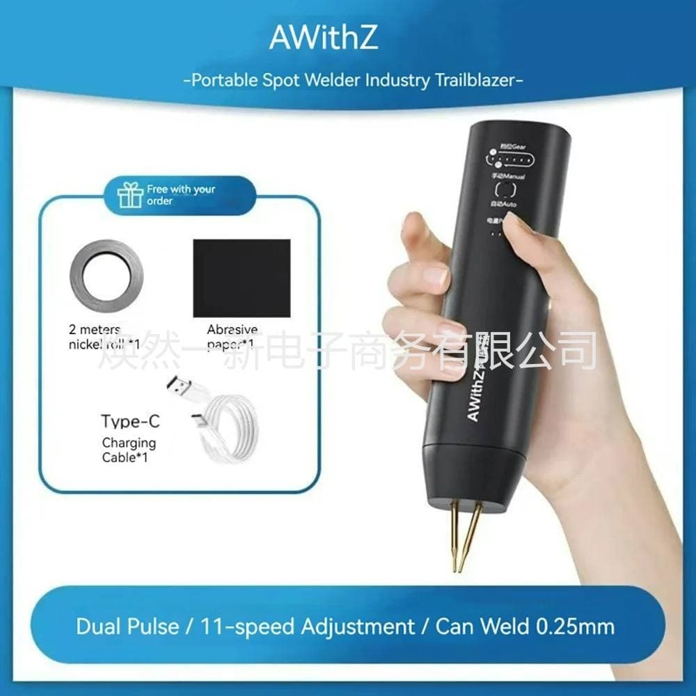 Aweizi Spot Welder Handheld Mini Portable Lithium Battery DIY Kit Nickel Strip Welding Head