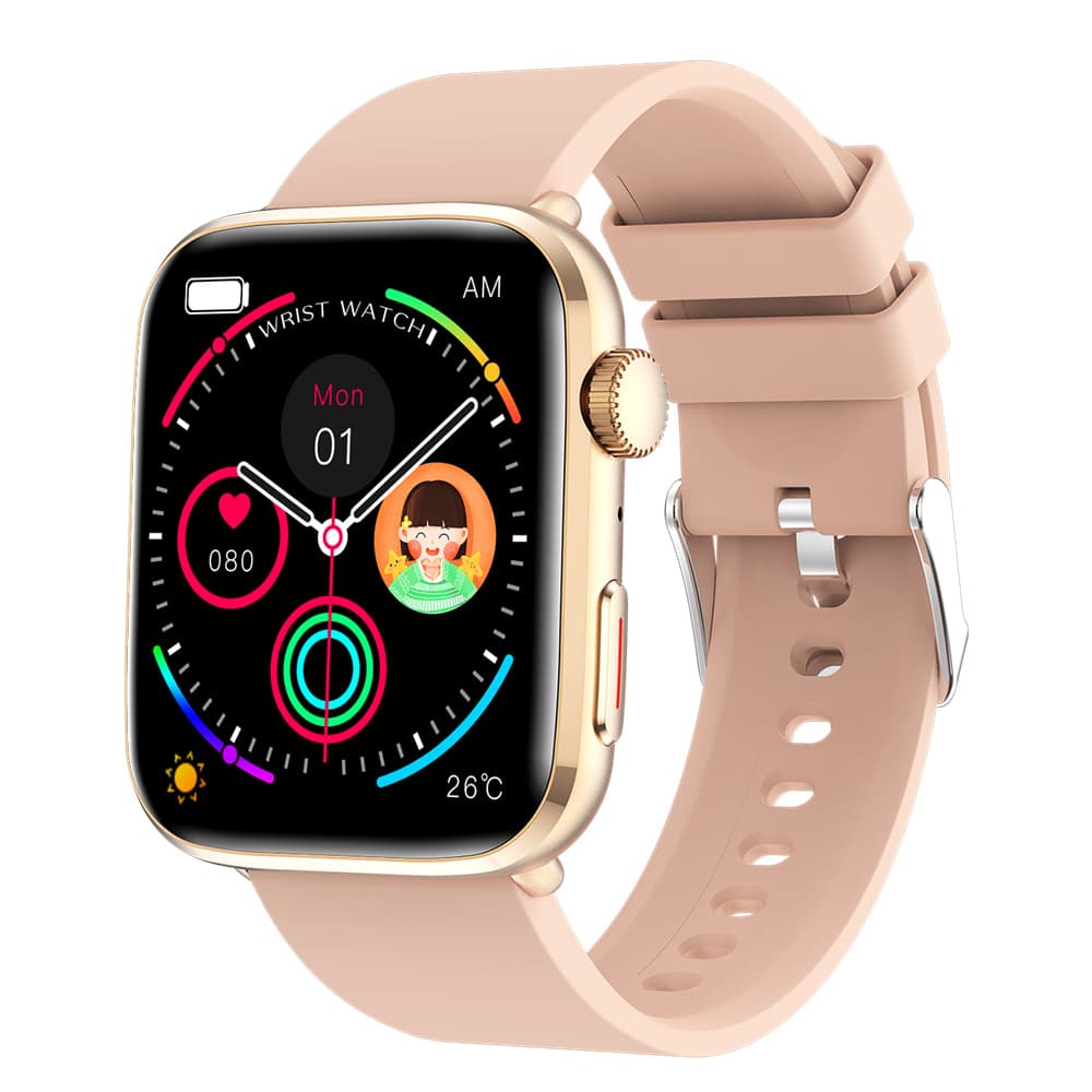 Cross-Border New Product T92 Smart Watch Bluetooth Call Heart Rate Blood Oxygen Body Temperature Health Monitoring Sports Watch Wholesale