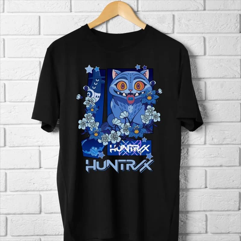[Cross-border EU Size] KPop Demon Hunters Derpy Tiger Merch T-Shirts